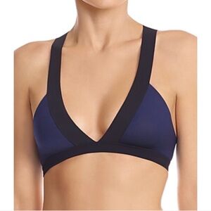 Commando Deep Blue and Black Bralette